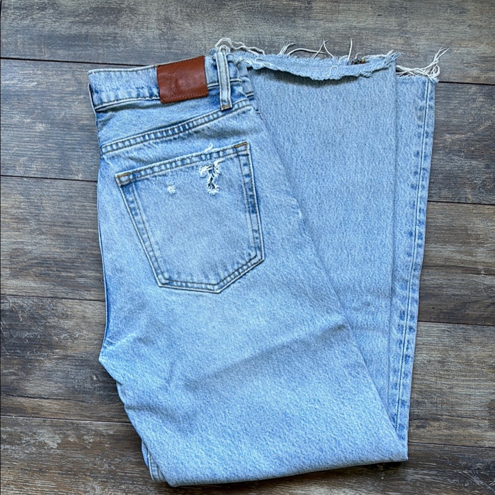 Anine Bing Blue Straight Jeans Classic Style